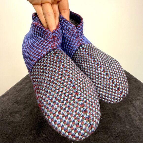 Bombas Knit Slipper Socks House Shoes, Non-Slip Gripper Sole | Women's S / 7.5-8 - Picture 1 of 8